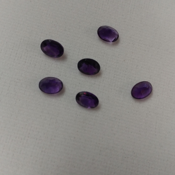 Amethyst, faceted, ready to set - Picture 2 of 5